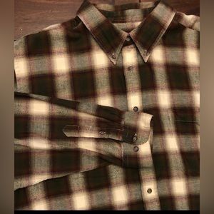 Covington Plaid Flannel Long Sleeve Shirt Men’s size XXL